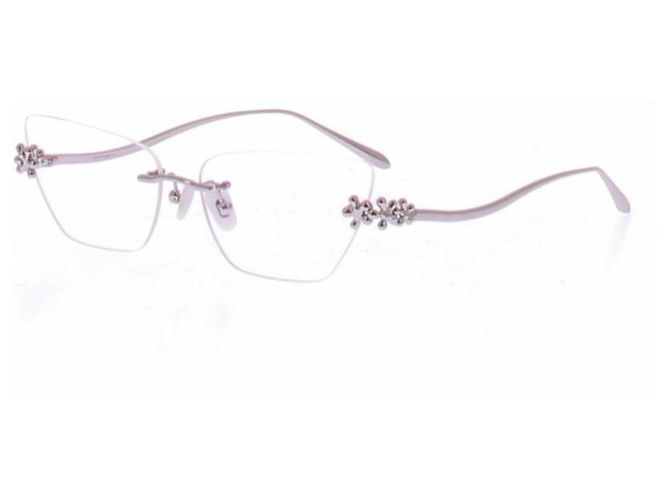 Autre Marque Brille mit silbernen Details - Ansicht 2