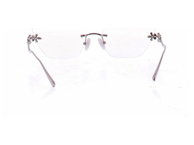 Autre Marque Brille mit silbernen Details - Ansicht 3