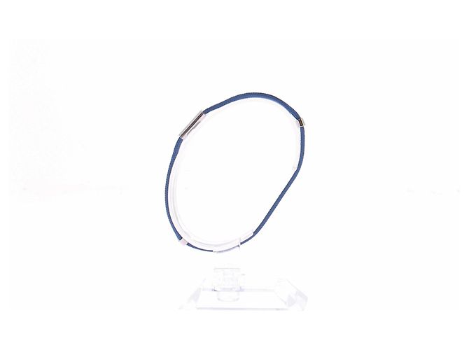 Bracciale Omega blu in tessuto - vista 4