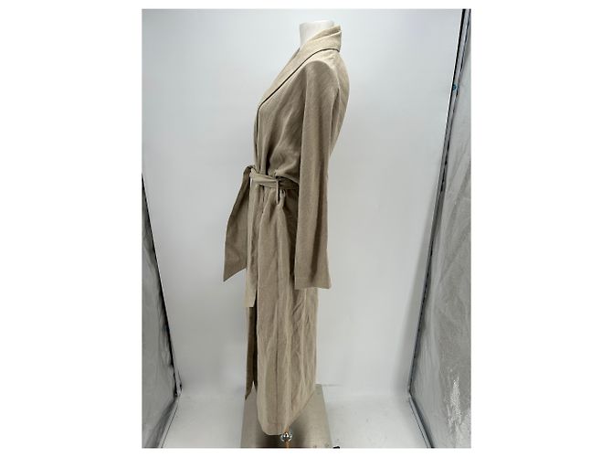 Autre Marque Gabardina de lino beige - vista 3
