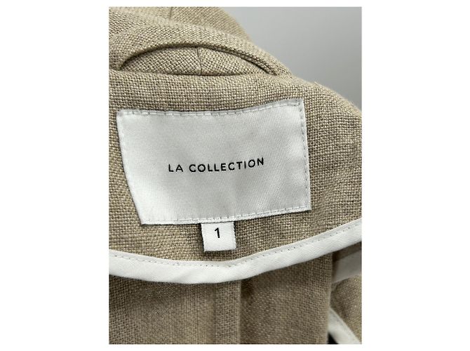 Autre Marque Gabardina de lino beige - vista 5