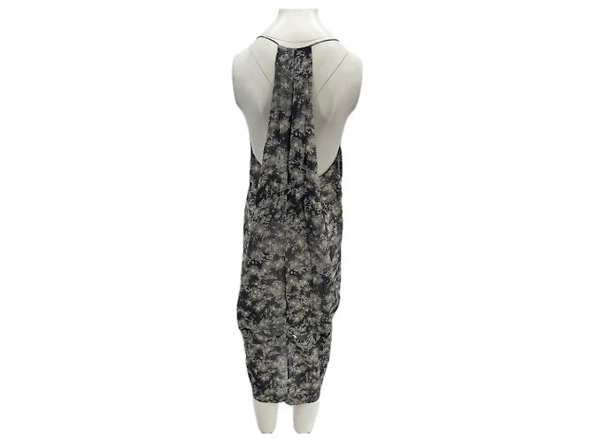 Stella Mc Cartney Stella McCartney Blumenkleid Grau Viscose - Ansicht 2