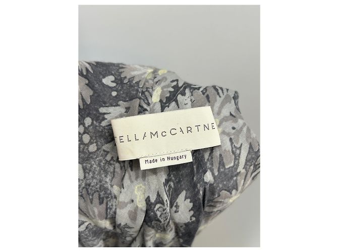 Stella Mc Cartney Stella McCartney Blumenkleid Grau Viscose - Ansicht 5