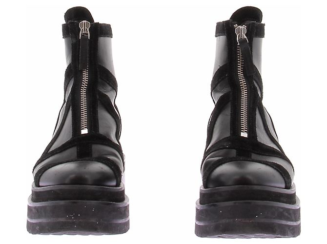 Pierre Hardy Botines de suela ancha Negro - vista 3