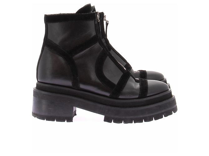 Pierre Hardy Botines de suela ancha Negro - vista 6