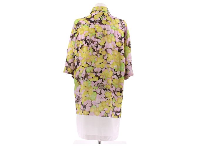 Camisa estampada Dries Van Noten amarilla de viscosa XS Amarillo - vista 2