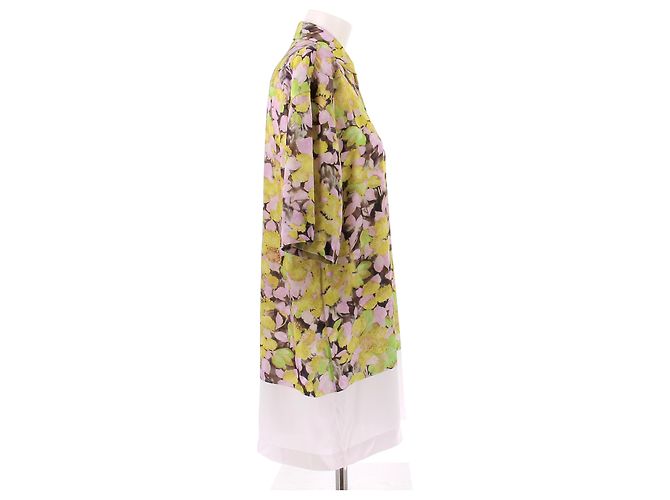 Camisa estampada Dries Van Noten amarilla de viscosa XS Amarillo - vista 3