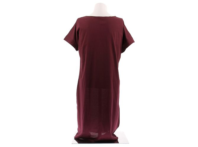Abito Eres in cotone bordeaux Rosso - vista 2