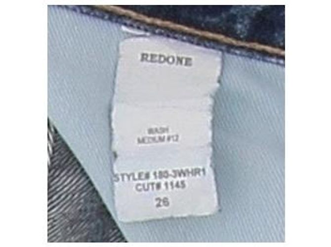 Jeans Re/Done in cotone blu Taglia 26 - vista 5