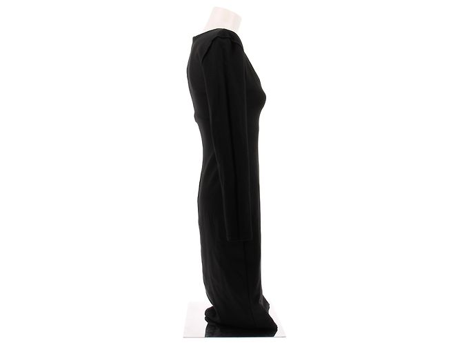 The row Schwarzes Langarmkleid - Ansicht 3