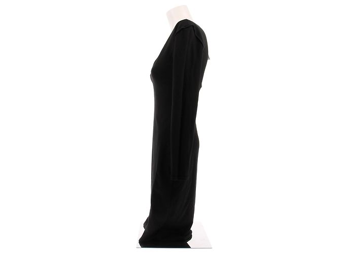 The row Schwarzes Langarmkleid - Ansicht 4