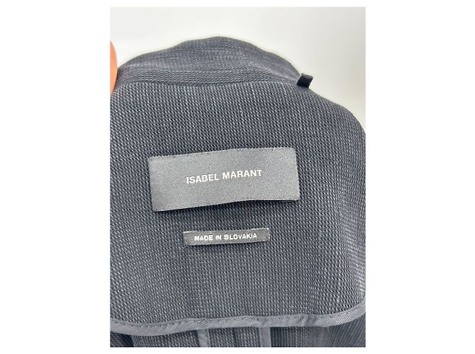 Blazer Isabel Marant de lino negro - vista 5
