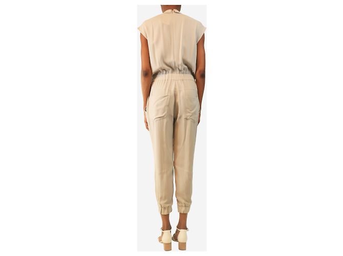 Brunello Cucinelli Mono de crepé de seda gris - talla M - vista 2