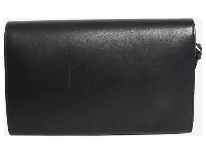 Jimmy Choo Clutch in pelle nera Nero - vista 3
