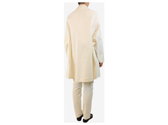 Alaïa Abrigo largo blanco - talla UK 10 - vista 2