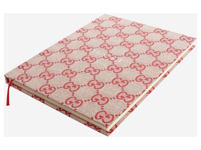 Cuaderno forrado A5 rojo Guccissima Roja - vista 8