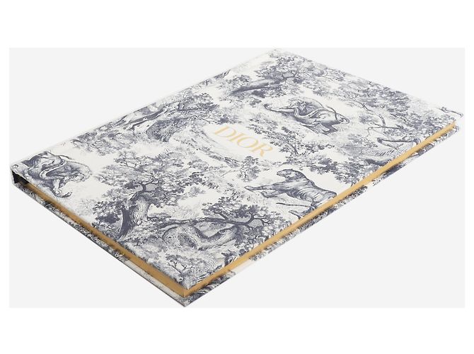 Dior Cuaderno rayado A5 azul y blanco - vista 2