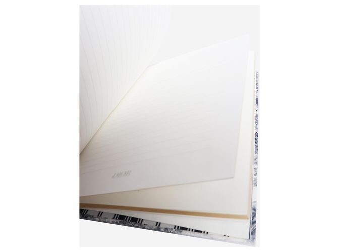 Dior Cuaderno rayado A5 azul y blanco - vista 4