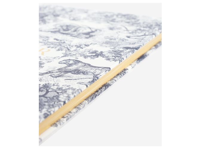 Dior Cuaderno rayado A5 azul y blanco - vista 5