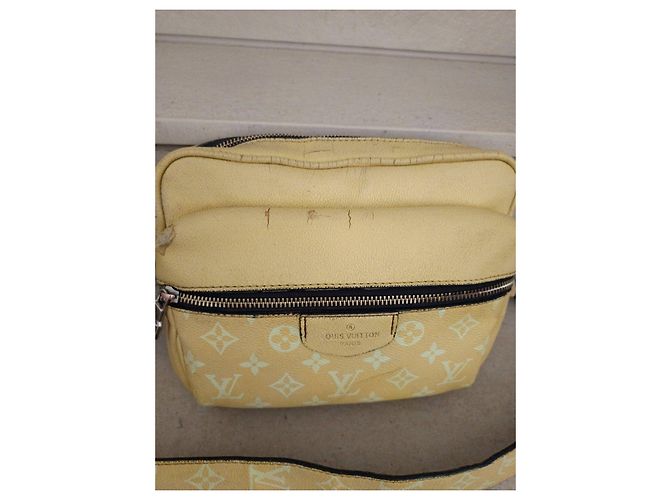 Louis Vuitton Monogram Cerises Borsa a Tracolla Pelle Gialla Giallo Monogramma - vista 3
