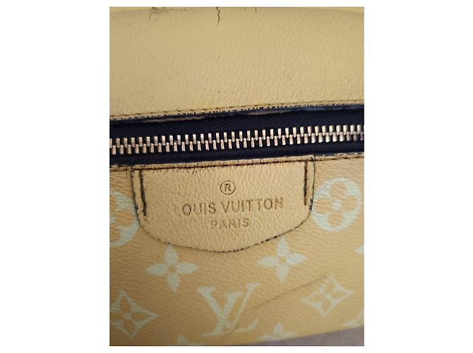 Louis Vuitton Monogram Cerises Borsa a Tracolla Pelle Gialla Giallo Monogramma - vista 7