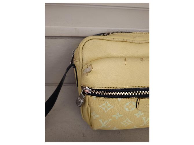 Louis Vuitton Monogram Cerises Borsa a Tracolla Pelle Gialla Giallo Monogramma - vista 8