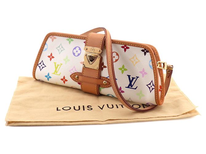 Borsa a tracolla e clutch 2-way Shirley Monogram Multicolor Louis Vuitton Bianco Multicolore - vista 2
