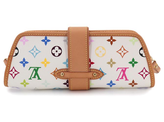 Borsa a tracolla e clutch 2-way Shirley Monogram Multicolor Louis Vuitton Bianco Multicolore - vista 3