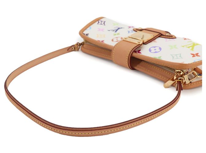 Borsa a tracolla e clutch 2-way Shirley Monogram Multicolor Louis Vuitton Bianco Multicolore - vista 6