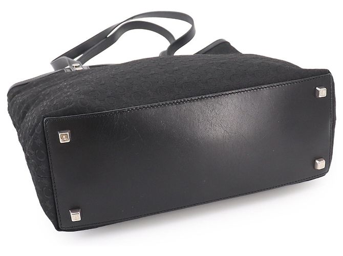 Céline Borsa Tote Celine Macadam C Logos Nero - vista 4