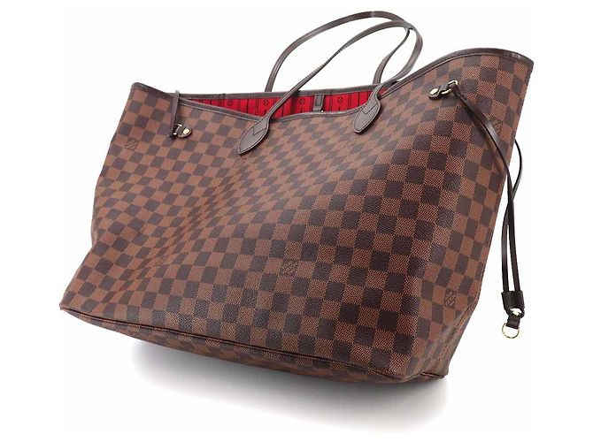 Borsa Tote Louis Vuitton Neverfull GM Damier Fuschia Damier ebene - vista 10