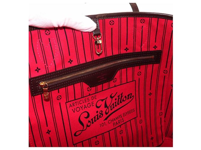 Borsa Tote Louis Vuitton Neverfull GM Damier Fuschia Damier ebene - vista 7
