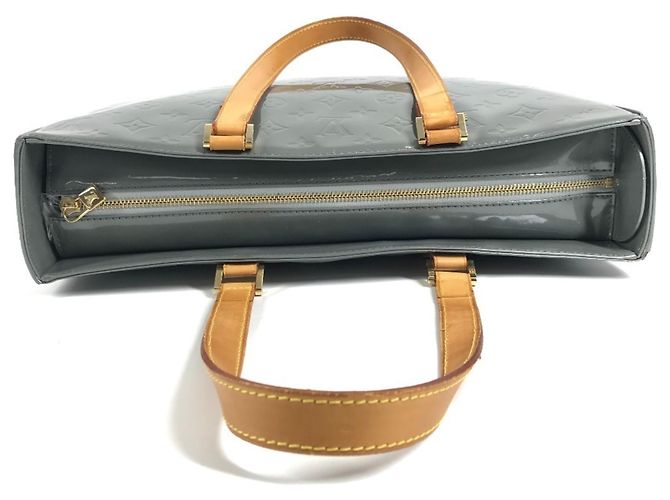 Borsa a Spalla Louis Vuitton Monogram Vernis Columbus Marrone Grigio - vista 10