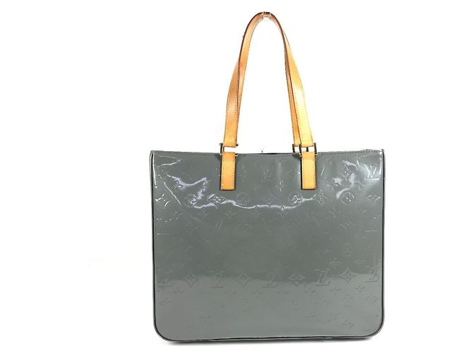 Borsa a Spalla Louis Vuitton Monogram Vernis Columbus Marrone Grigio - vista 2