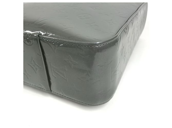Borsa a Spalla Louis Vuitton Monogram Vernis Columbus Marrone Grigio - vista 6