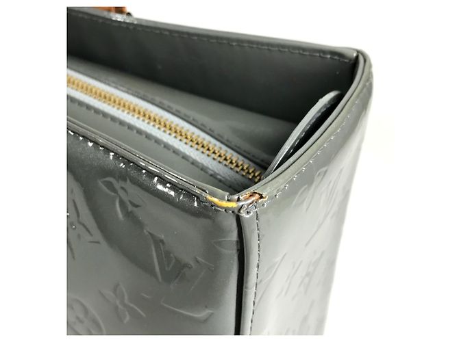 Borsa a Spalla Louis Vuitton Monogram Vernis Columbus Marrone Grigio - vista 8