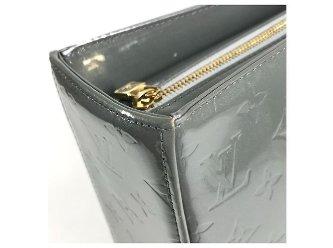 Borsa a Spalla Louis Vuitton Monogram Vernis Columbus Marrone Grigio - vista 9