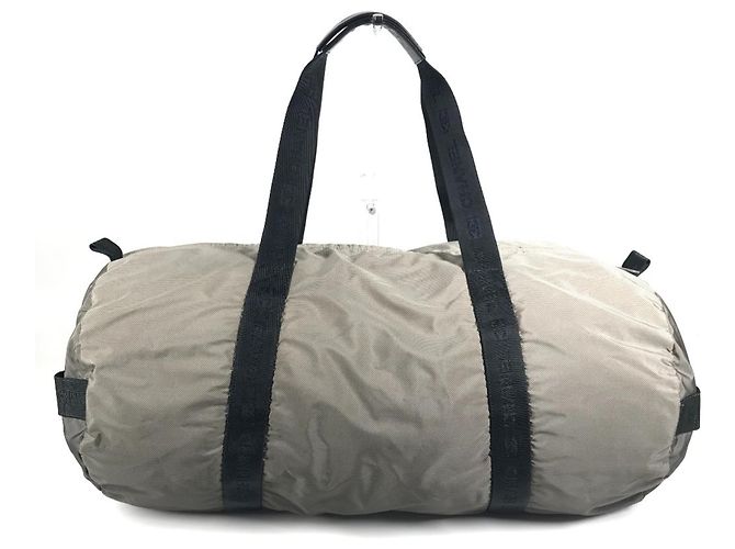 Borsa Boston Chanel Sport Line Nera e Grigia Marrone Nero - vista 2