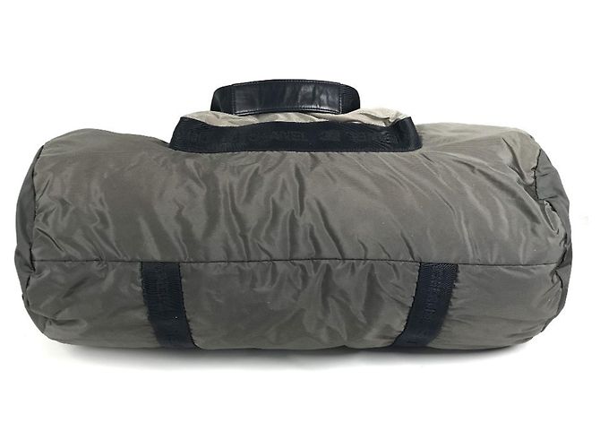 Borsa Boston Chanel Sport Line Nera e Grigia Marrone Nero - vista 5