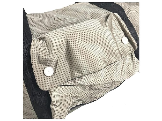 Borsa Boston Chanel Sport Line Nera e Grigia Marrone Nero - vista 6