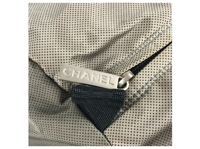 Borsa Boston Chanel Sport Line Nera e Grigia Marrone Nero - vista 8