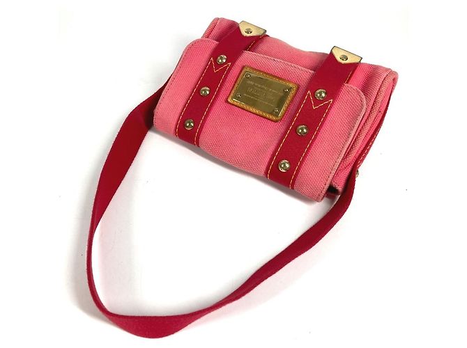 Borsa Louis Vuitton Antigua Sac Lava Rosa - vista 8