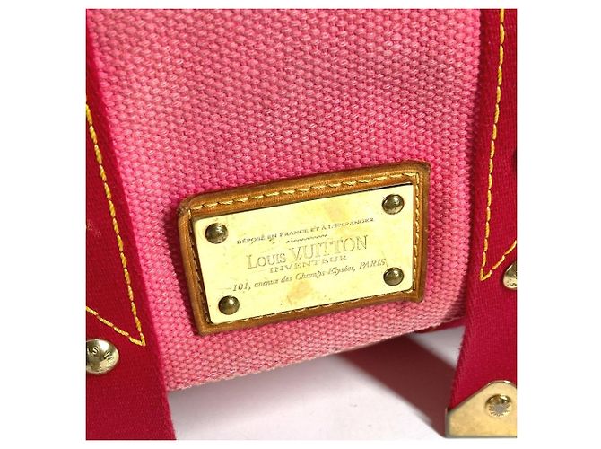Borsa Louis Vuitton Antigua Sac Lava Rosa - vista 9