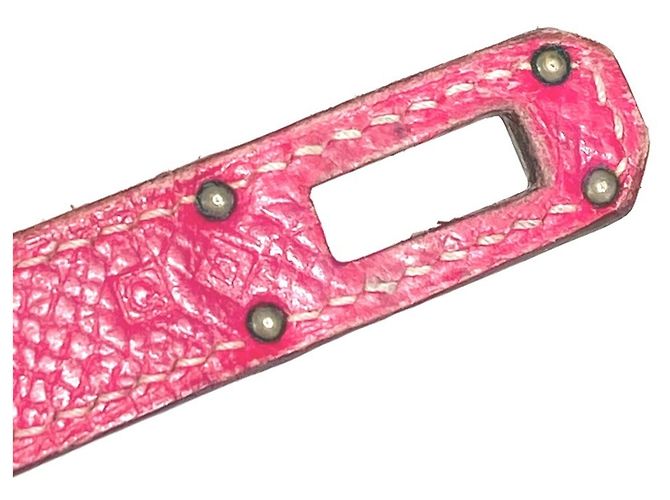 Hermès Kelly Long Wallet aus Epsom-Leder Pink - Ansicht 12