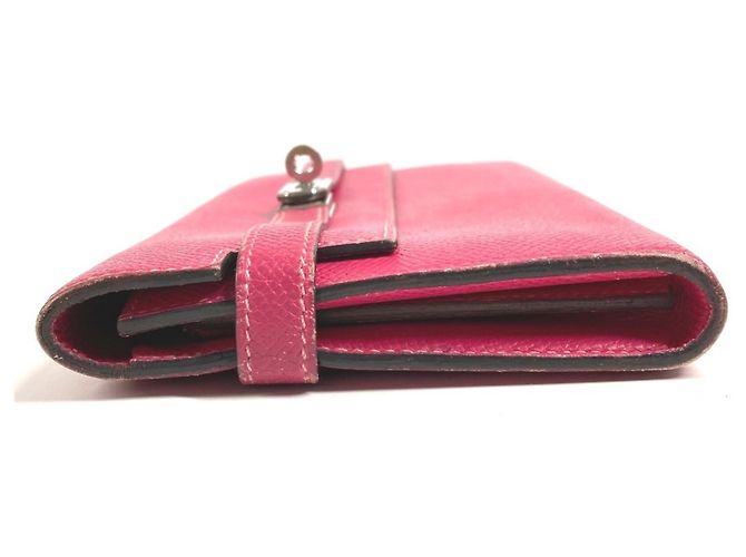 Hermès Kelly Long Wallet aus Epsom-Leder Pink - Ansicht 3