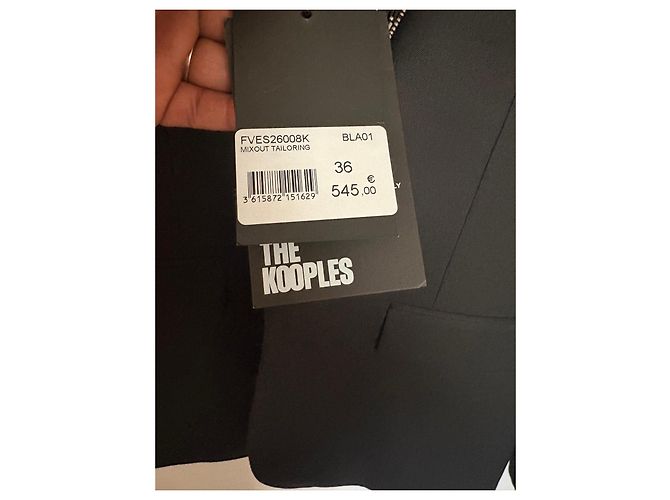 The Kooples schwarze Perlen-Jacke - Ansicht 11