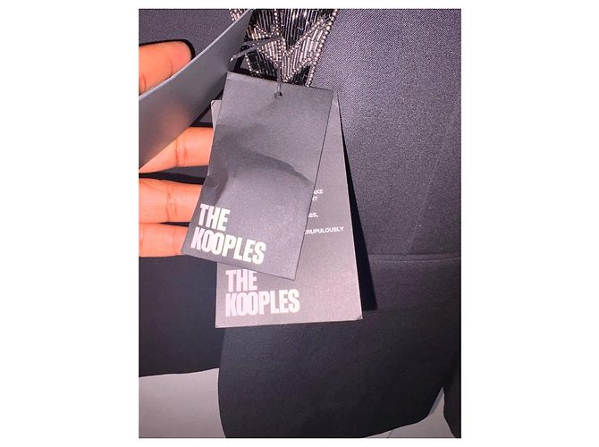 The Kooples schwarze Perlen-Jacke - Ansicht 12