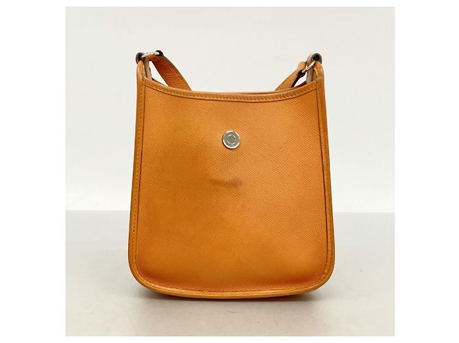 Hermès Borsa a tracolla Hermes Vespa TPM in pelle Epsom Arancione - vista 10