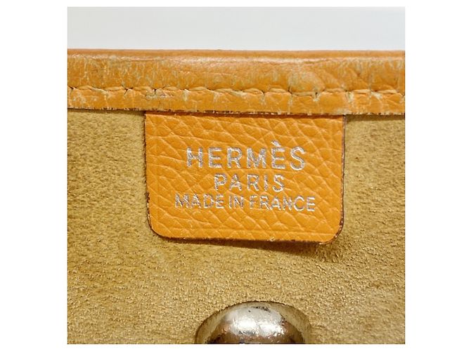 Hermès Borsa a tracolla Hermes Vespa TPM in pelle Epsom Arancione - vista 5