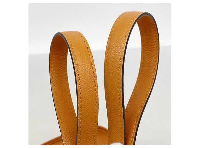 Hermès Borsa a tracolla Hermes Vespa TPM in pelle Epsom Arancione - vista 9